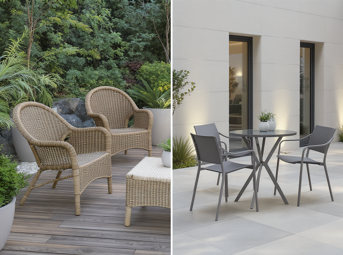 Rattan Garden Furniture vs Non-Rattan: Which Fits Your Outdoor Space Best?
