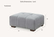 Aluxo Leonard Corner Group in Cloudy Grey Boucle - Abode Avenue