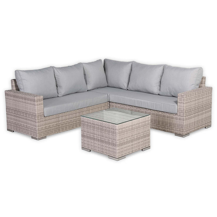 Aurora Range High Back Corner Sofa Set with Coffee Table - Abode Avenue