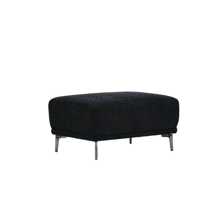 Aluxo Albany Sofa Range in Black Lux Boucle Fabric - Abode Avenue