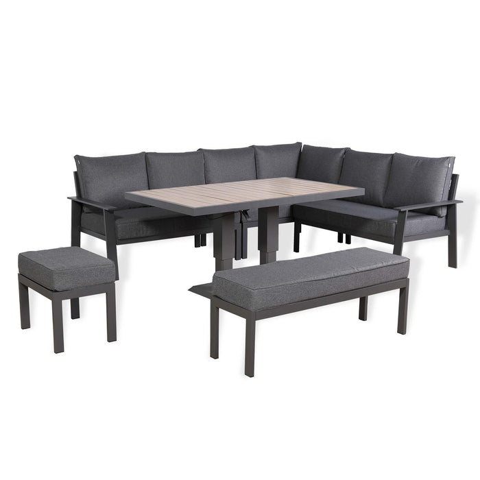 Titan Range High Back Right Hand Corner Sofa Set - Abode Avenue