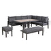 Titan Range High Back Right Hand Corner Sofa Set - Abode Avenue