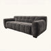 Aluxo Harlem Sofa Range in Steel Velvet OR Chocolate Velvet - Abode Avenue