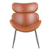 Cazar Lounge Chair in Brown - Abode Avenue