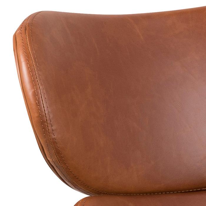 Cazar Lounge Chair in Brown - Abode Avenue