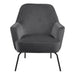 Melissa Lounge Chair in Dark Grey - Abode Avenue