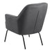 Melissa Lounge Chair in Dark Grey - Abode Avenue