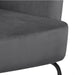 Melissa Lounge Chair in Dark Grey - Abode Avenue