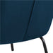 Melissa Lounge Chair in Navy Blue - Abode Avenue