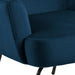 Melissa Lounge Chair in Navy Blue - Abode Avenue