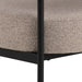 Oakfield Lounge Chair in Beige with Black Legs - Abode Avenue