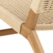 Carson Lounge Chair in Off White and Oak - Abode Avenue