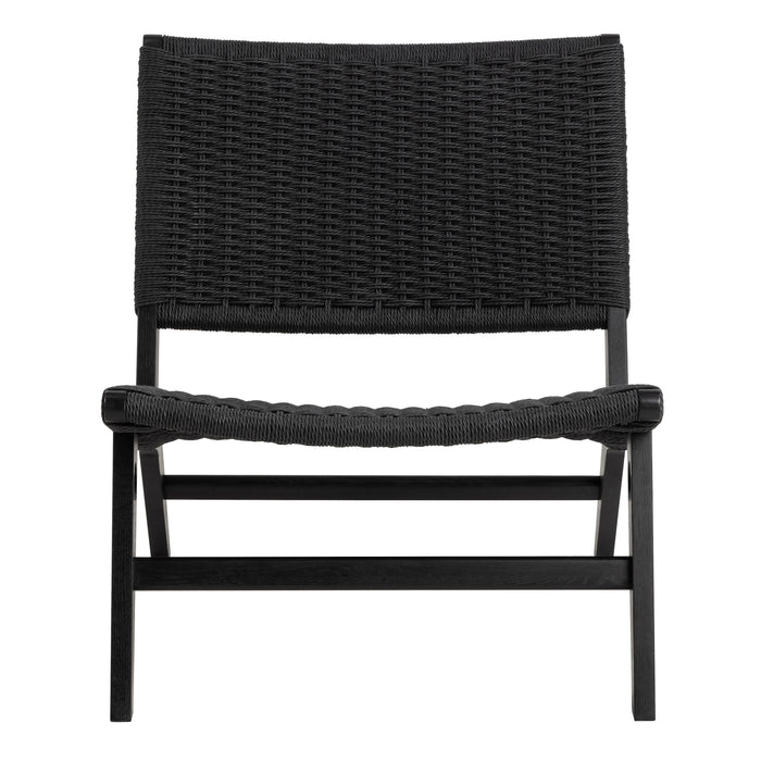 Carson Lounge Chair in Black - Abode Avenue