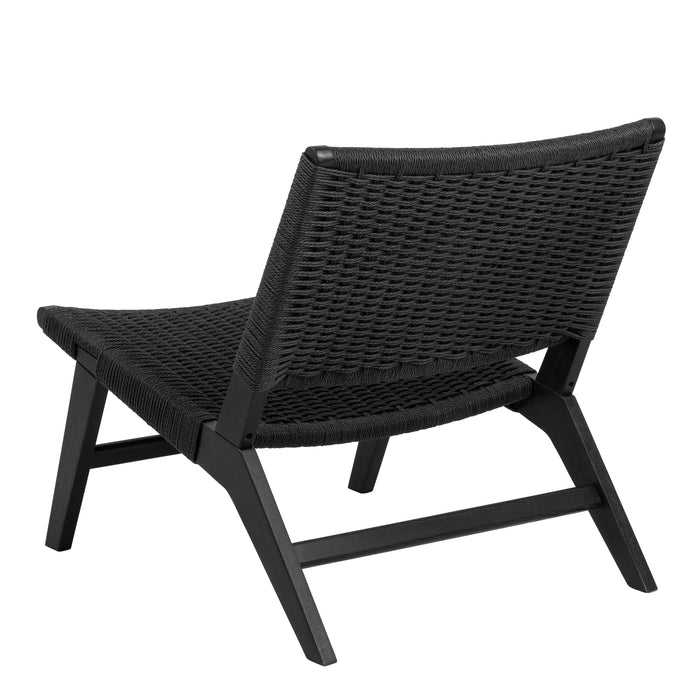 Carson Lounge Chair in Black - Abode Avenue