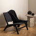 Carson Lounge Chair in Black - Abode Avenue