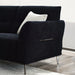 Aluxo Albany Sofa Range in Black Lux Boucle Fabric - Abode Avenue