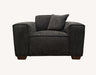 Aluxo Dakota 4 seater with Chaise in Midnight OR Charcoal OR Pebble Boucle - Abode Avenue