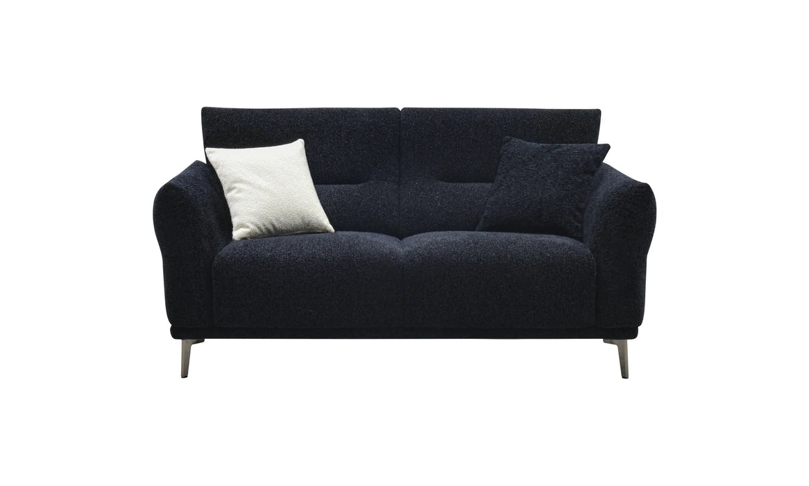 Aluxo Albany Sofa Range in Black Lux Boucle Fabric - Abode Avenue