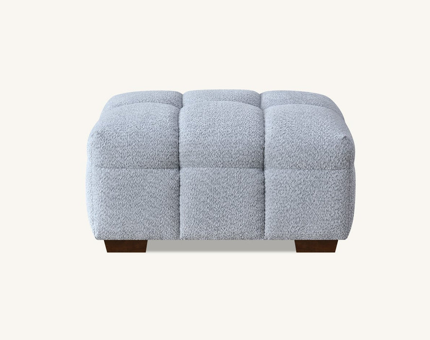 Aluxo Astoria 3 Seater Sofa in Oatmeal OR Pearl Boucle Fabric - Abode Avenue