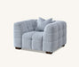 Aluxo Astoria 3 Seater Sofa in Oatmeal OR Pearl Boucle Fabric - Abode Avenue