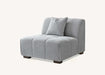 Aluxo Leonard Corner Group in Cloudy Grey Boucle - Abode Avenue