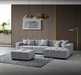 Aluxo Leonard Corner Group in Cloudy Grey Boucle - Abode Avenue