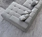 Aluxo Leonard Corner Group in Cloudy Grey Boucle - Abode Avenue