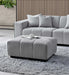 Aluxo Leonard Corner Group in Cloudy Grey Boucle - Abode Avenue