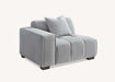 Aluxo Leonard Corner Group in Cloudy Grey Boucle - Abode Avenue