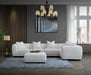 Aluxo Lottie 5pc Modular Corner Group in Polar Boucle - Abode Avenue