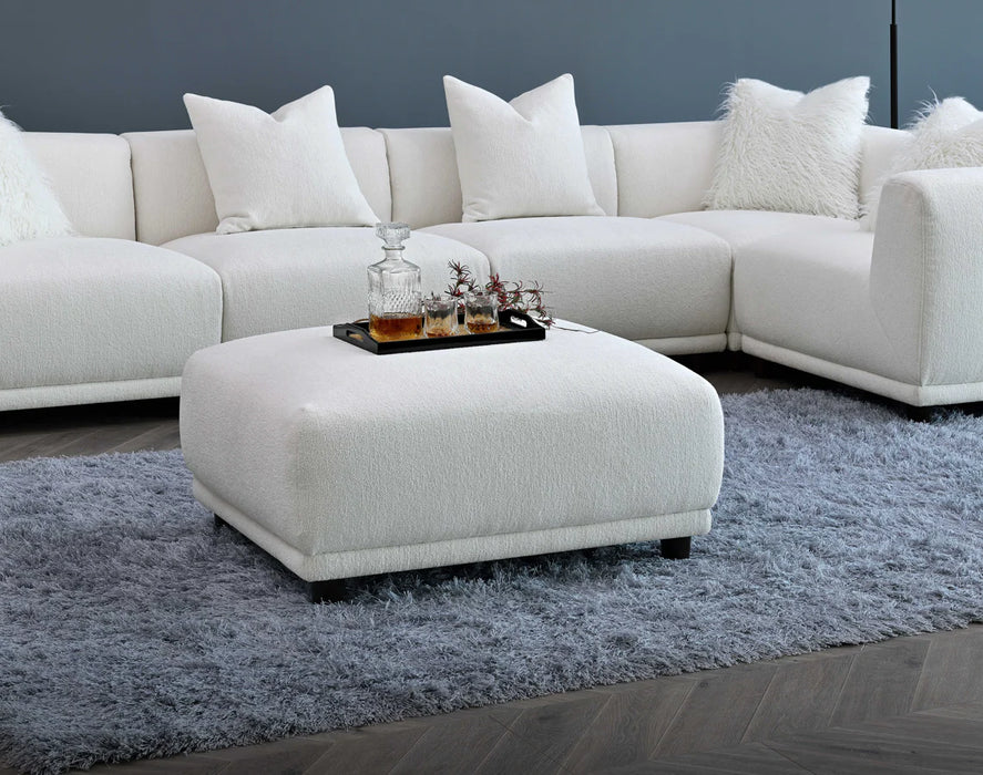 Aluxo Lottie 5pc Modular Corner Group in Polar Boucle - Abode Avenue