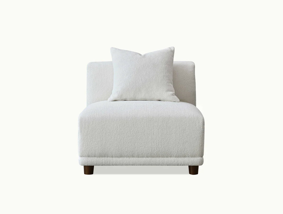 Aluxo Lottie 5pc Modular Corner Group in Polar Boucle - Abode Avenue