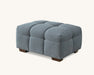 Aluxo Tribeca Corner Sofa in Oatmeal / Iron Boucle Fabric - Abode Avenue