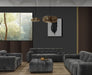 Aluxo Harlem Sofa Range in Steel Velvet OR Chocolate Velvet - Abode Avenue