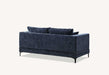 Aluxo Lenox Sofa Range in Steel OR Rust OR Aegean Blue Velvet - Abode Avenue