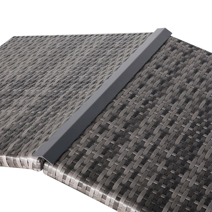 Bax Mice Grey Rattan Raised Dog House — Removable Roof & Waterproof Cushion (S/M/L) | Indoor & Outdoor Pet Bed - Abode Avenue