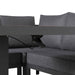 Titan Range Square Corner Sofa Set with Adjustable Table - Abode Avenue