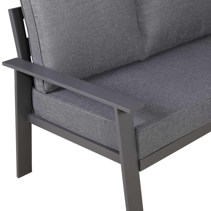 Titan Range Square Corner Sofa Set with Adjustable Table - Abode Avenue