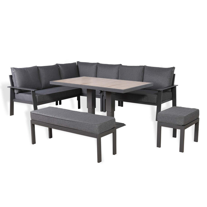 Titan Range High Back Left Hand Corner Sofa Set - Abode Avenue