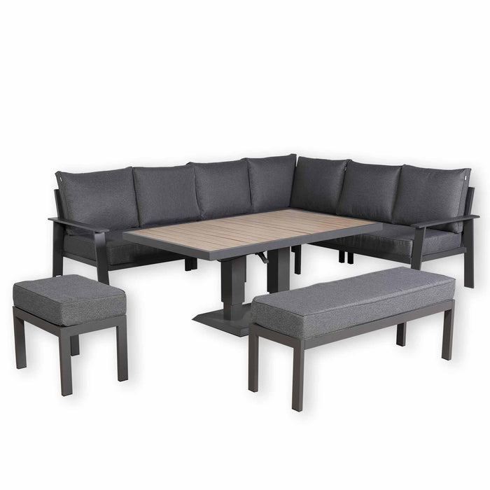 Titan Range High Back Right Hand Corner Sofa Set - Abode Avenue