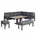Titan Range High Back Right Hand Corner Sofa Set - Abode Avenue