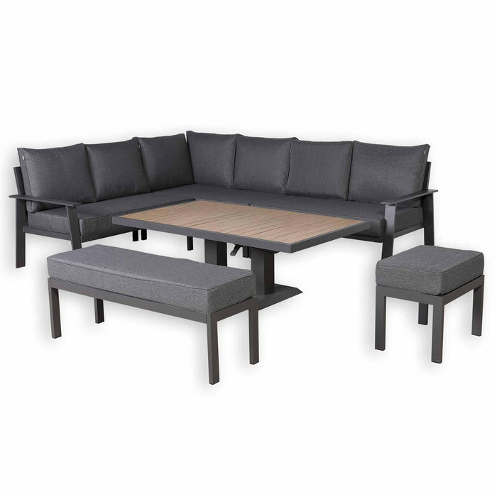 Titan Range High Back Left Hand Corner Sofa Set - Abode Avenue