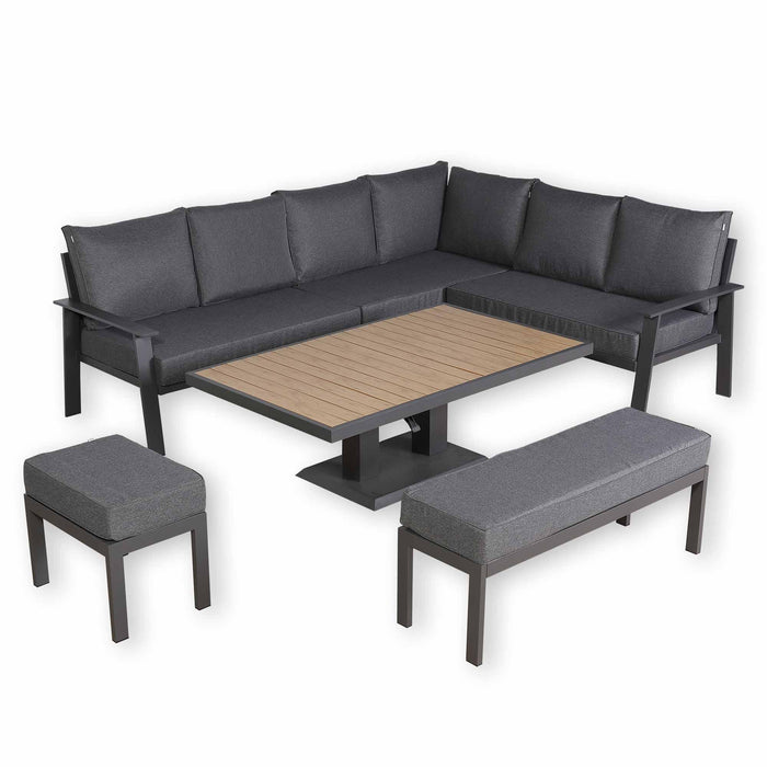 Titan Range High Back Right Hand Corner Sofa Set - Abode Avenue