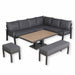 Titan Range High Back Right Hand Corner Sofa Set - Abode Avenue