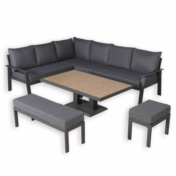 Titan Range High Back Left Hand Corner Sofa Set - Abode Avenue
