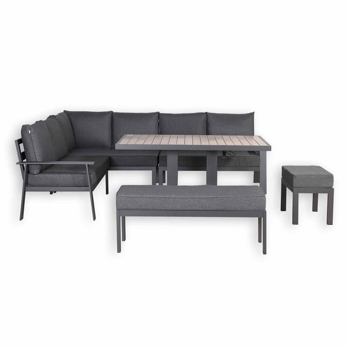 Titan Range High Back Left Hand Corner Sofa Set - Abode Avenue