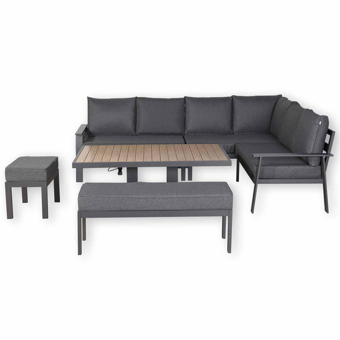 Titan Range High Back Right Hand Corner Sofa Set - Abode Avenue