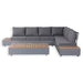 Titan Range Corner Sofa Set with Wood Top Coffee Table - Abode Avenue
